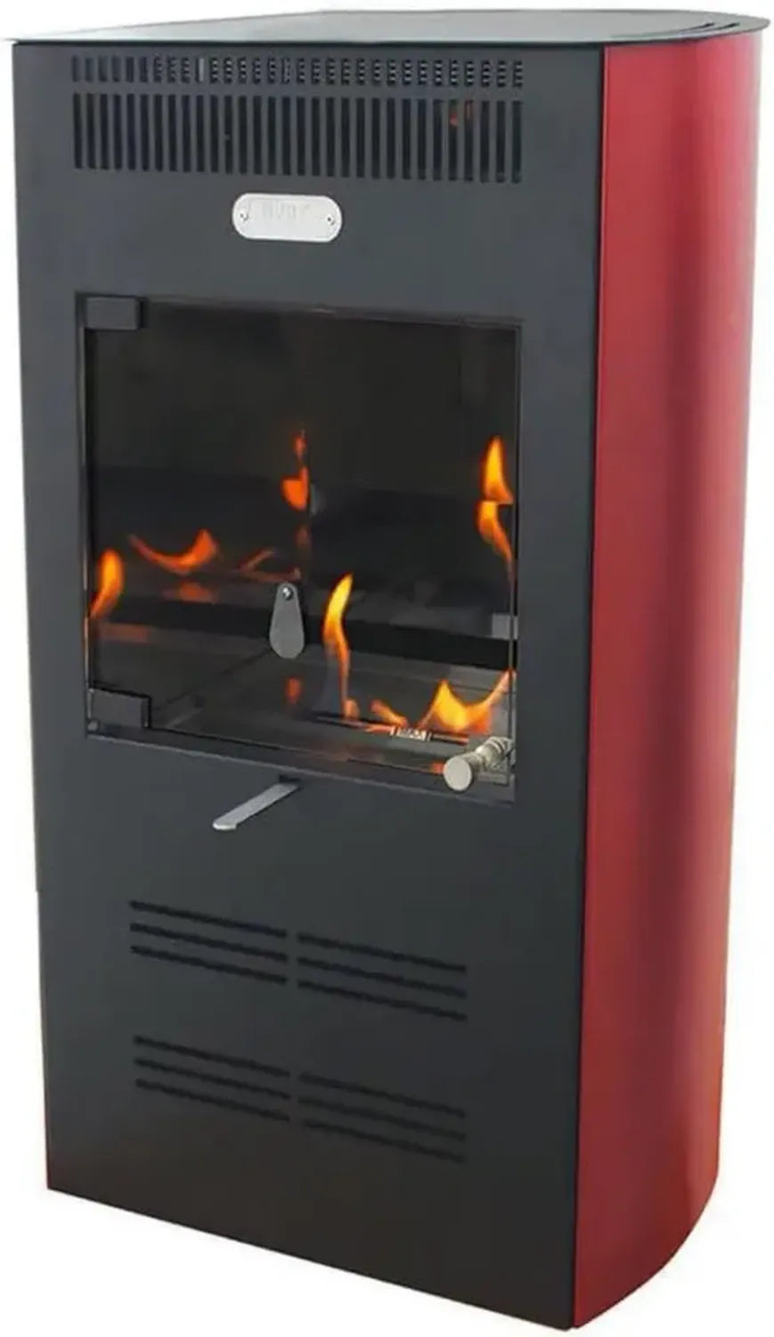 Stufa a Bioetanolo Ventilata 3kW Interno Karlsen Elegance Bordeaux