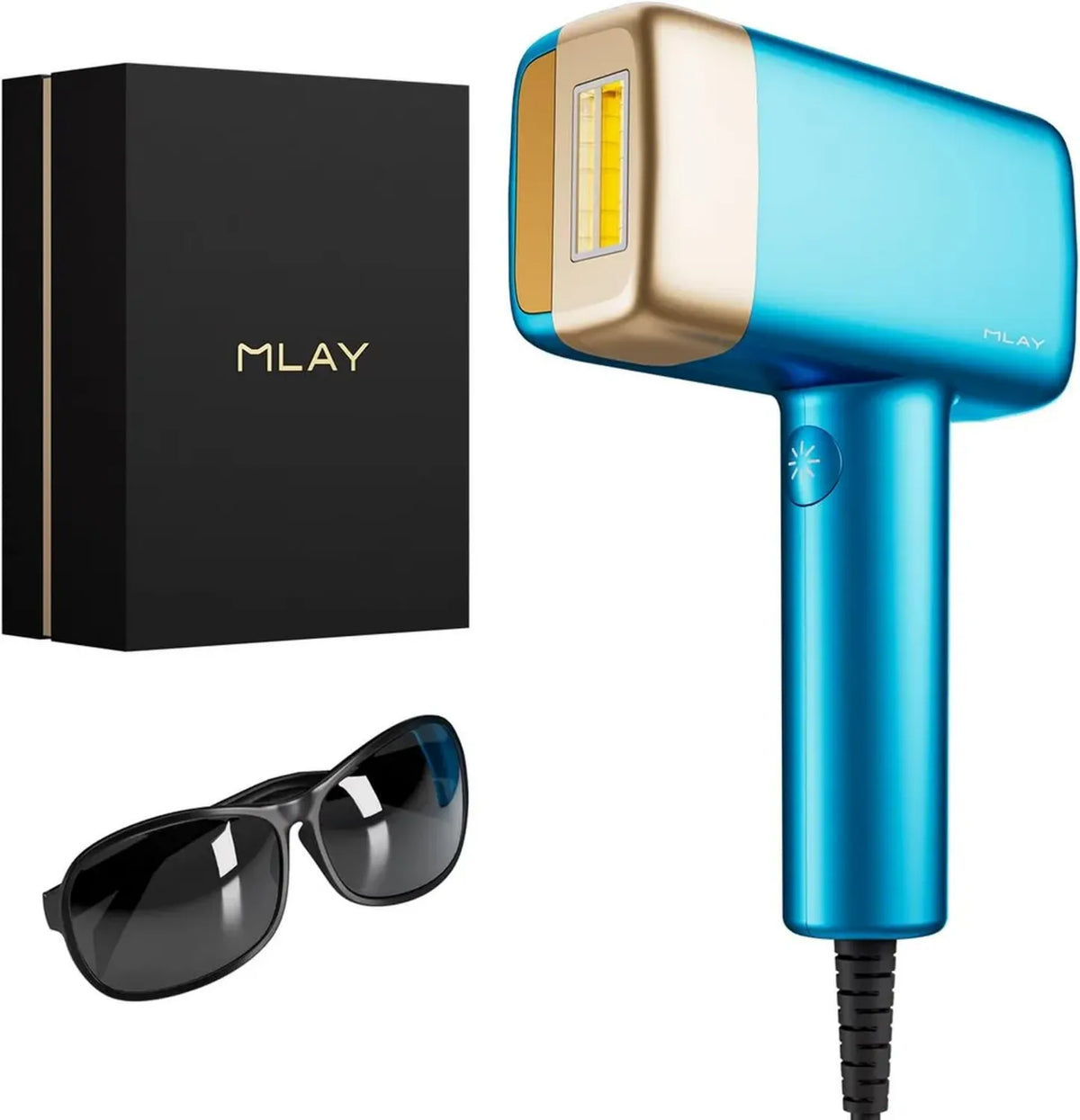 MLAY T14 Epilatore Viso IPL Donna con Raffreddamento, 500.000 Flash, 5 Livelli di Intensità