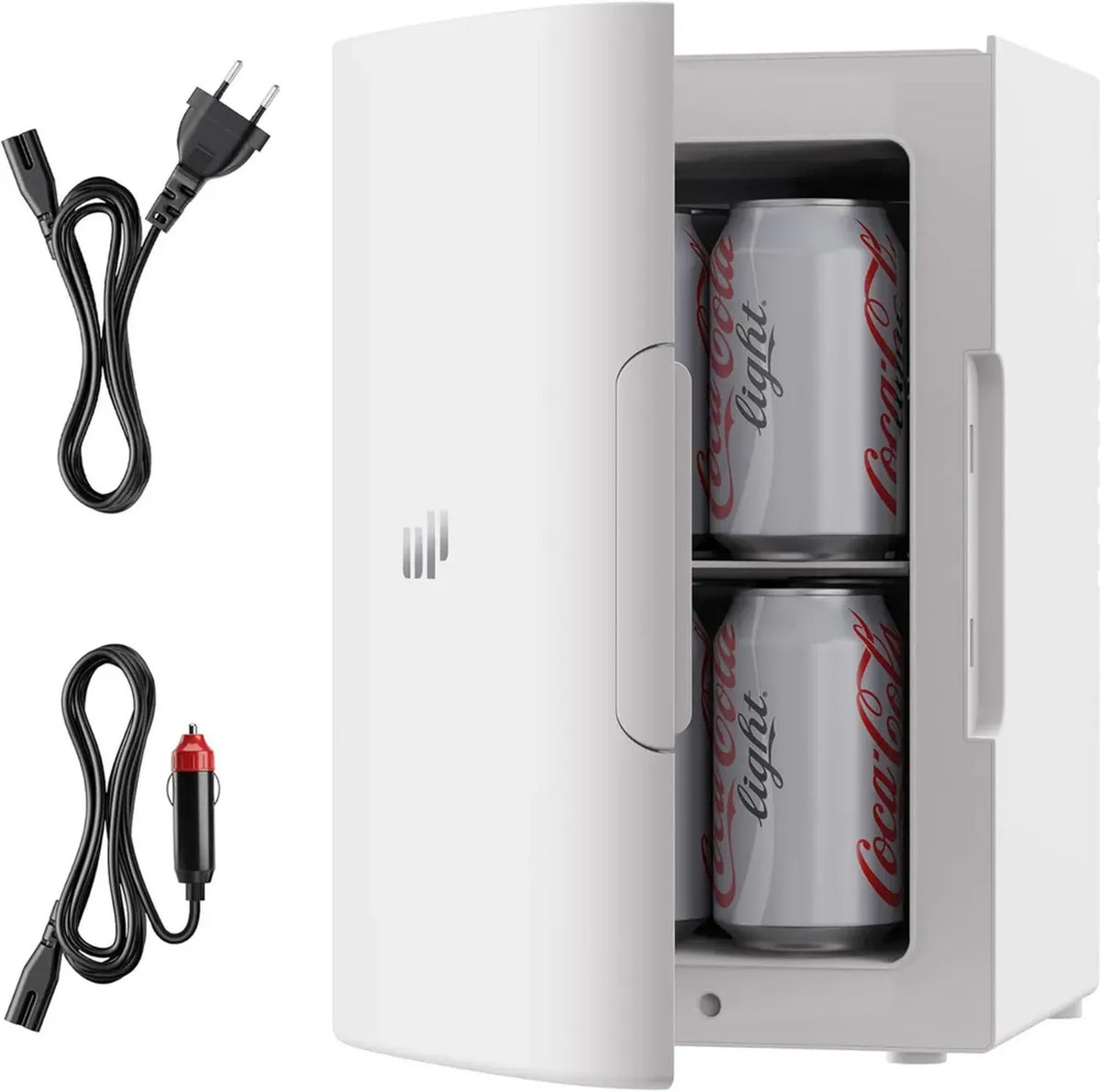 Mini Frigo Portatile 6L Upstreman per Casa e Viaggi, Raffreddamento e Riscaldamento per Bevande e Cosmetici, 12V/220V