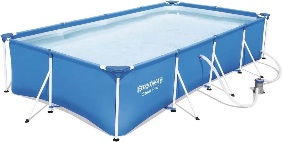 Piscina Fuori Terra Rettangolare 5700L Bestway Steel Pro Blu