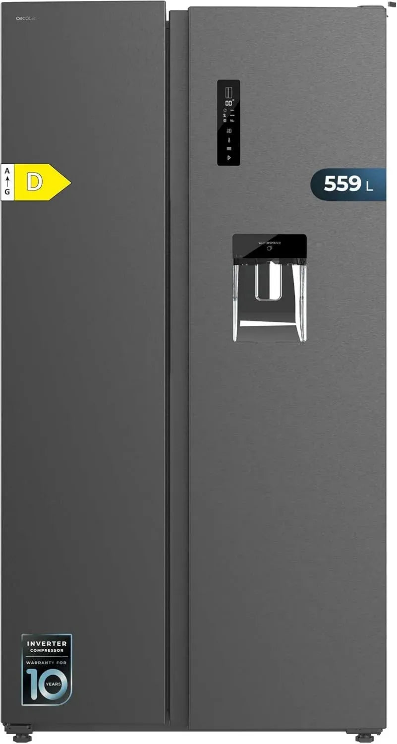 Frigorifero Americano Cecotec 559L Bolero Coolmarket SBS 562, Classe D, Multi-Aria, No Frost, Inverter Plus