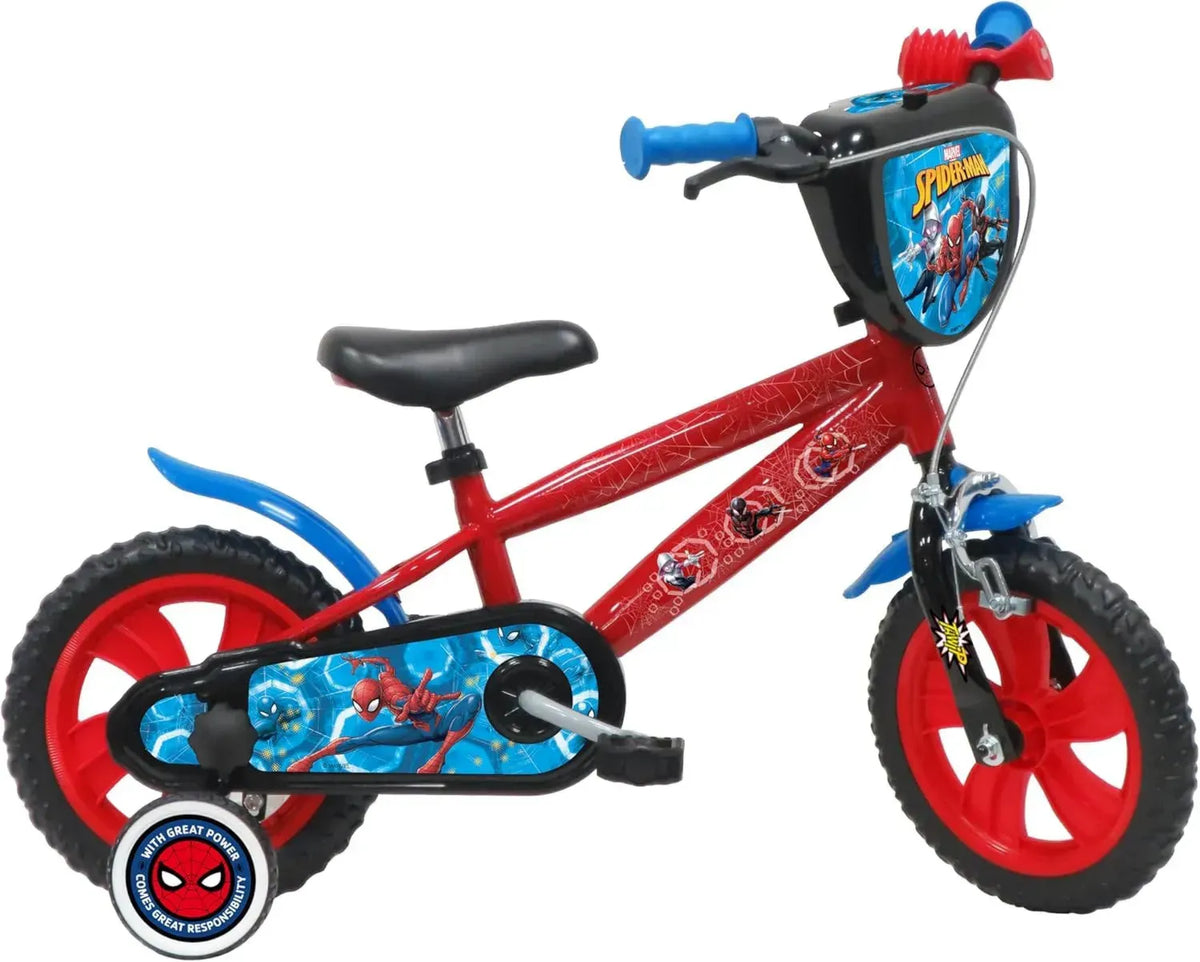 Bicicletta per Bambini Spiderman Marvel 12'' Tecnobike Shop