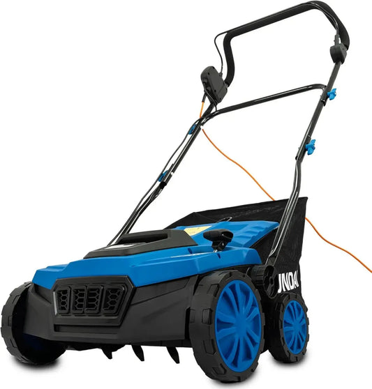 HYUNDAI - Arieggiatore Elettrico 2 in 1 per Prato, 36 cm, 1600 W, con Sacco di Raccolta 45 L