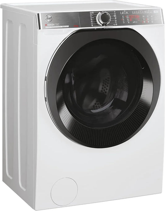 Lavatrice Hoover H-WASH 550, 14 kg, 1400 giri/min, Controllo via App hOn, Wi-Fi + Bluetooth, Classe Energetica A, Motore Inverter EcoPower, Ciclo Allergy Care Pro, Modello H5WPB414AMBC-S