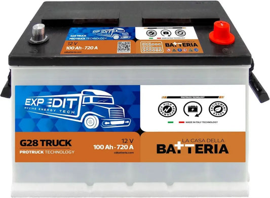 Batteria Trattore e Camion 12V 100Ah 720A Senza Manutenzione