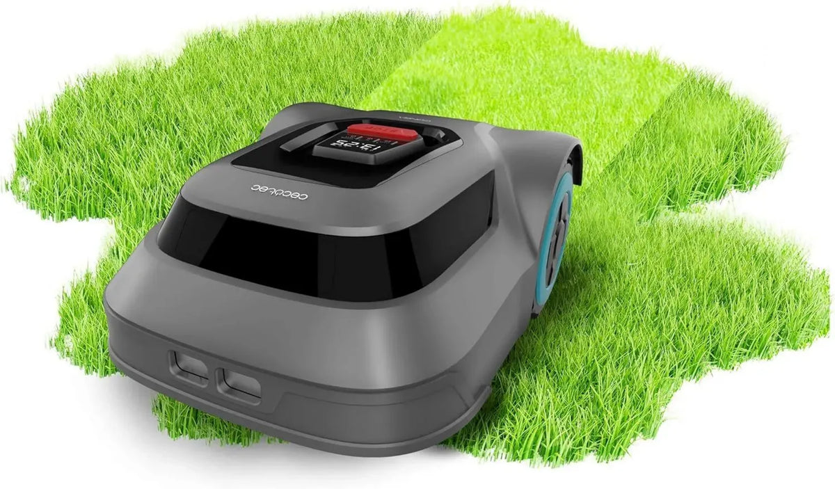 Robot Rasaerba Cecotec Senza Fili 500m² Conga Grasshopper 500 con App e Motore Brushless, Regolatore Lame e Sensore Pioggia