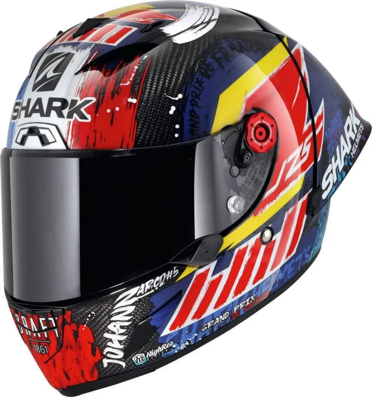 LS2 SHARK Casco Integrale Moto RACE-R PRO GP Replica Zarco Chakra