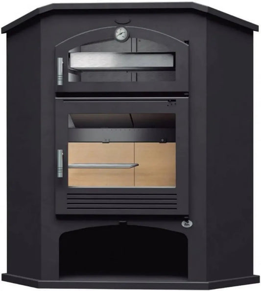 Stufa a Legna con Forno Modello M-106R di Ricon