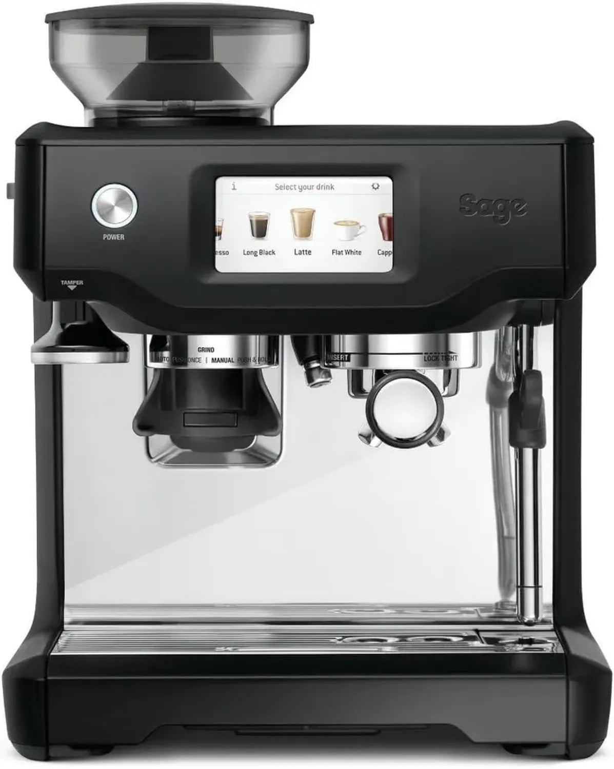 Macchina da Caffè Automatica Sage con Montalatte - Modello Barista Touch - Tartufo Nero
