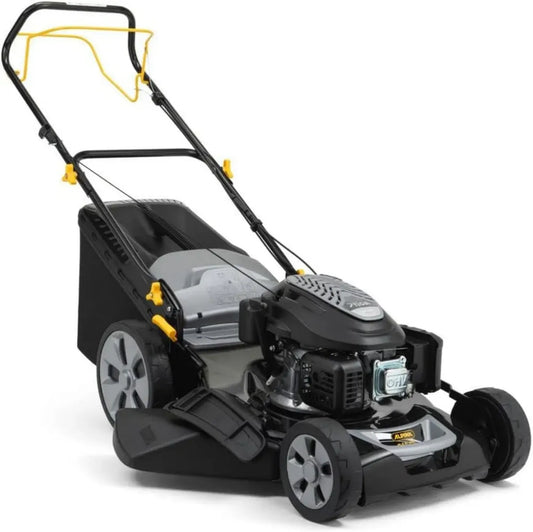 Rasaerba a Benzina Alpina AL5 51 SAQ, 166 cc, 51 cm, Sacco 60L, Sistema 4-in-1 per Grandi Prati fino a 1800 m²