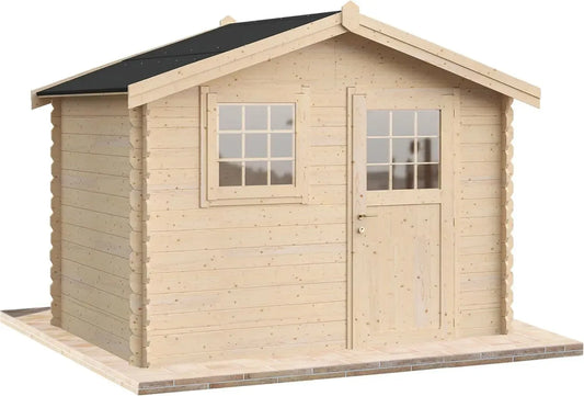 Casetta in Legno Renoir 3x2m, Spessore 25mm, Ideale per Attrezzi, Deposito Esterno con Pavimento, Made in Italy