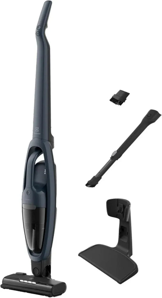 Aspirapolvere Senza Fili Electrolux 2 in 1, Autonomia fino a 50 Minuti, Spazzola Auto-Pulente, Plastica Riciclata 58%, Modello Blu ES52CB21DB