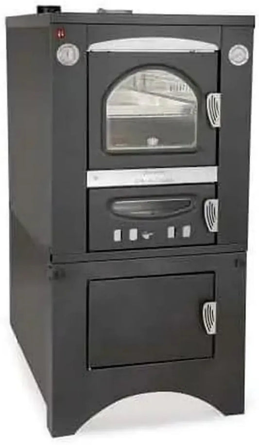 Forno a Legna Ventilato Clementi SMART da Incasso, Fuoco Indiretto, Interno L45xP80
