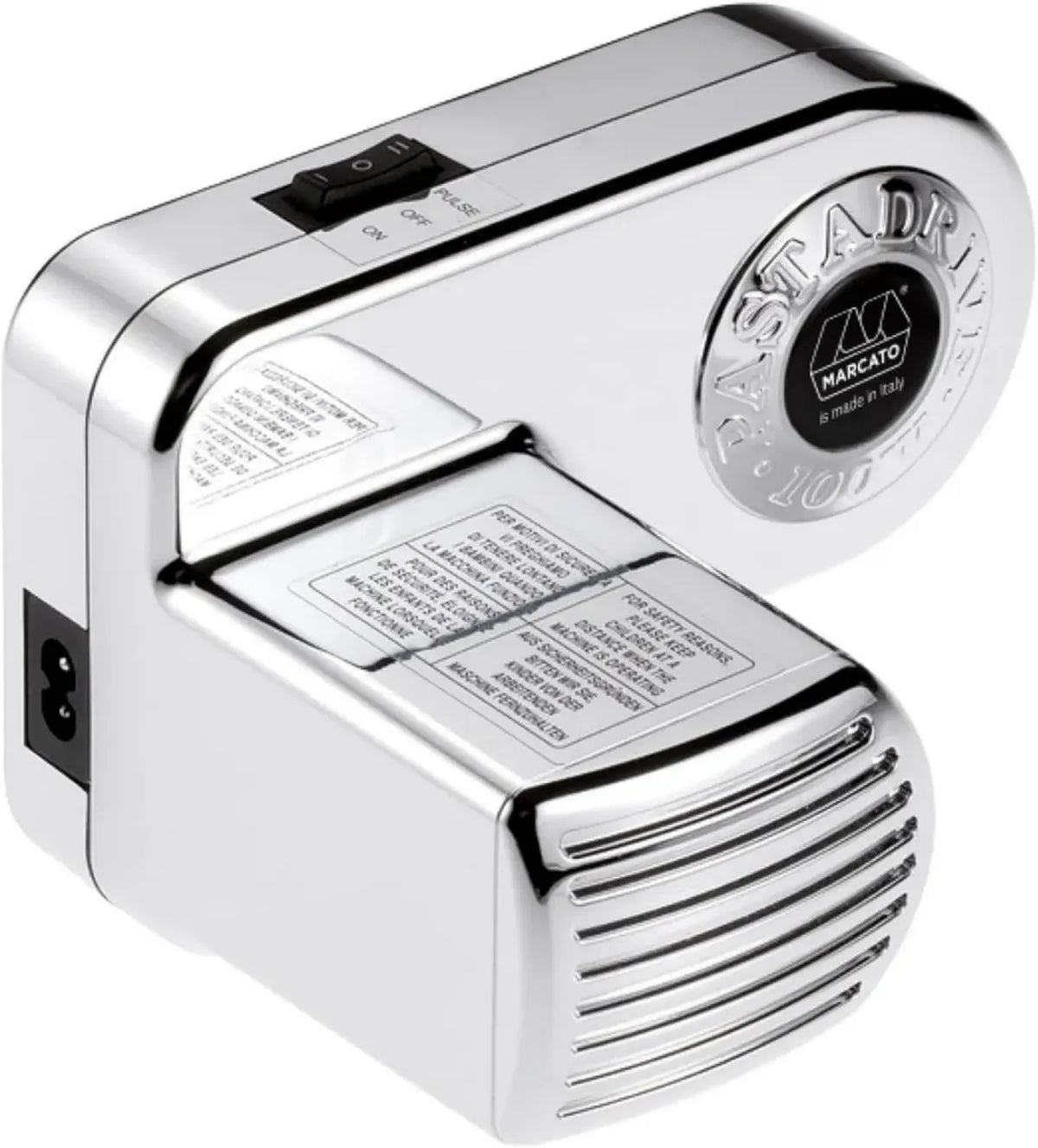 Motore Marcato PD-220V per Macchine Pasta, 100W, Argento, Linea Basic
