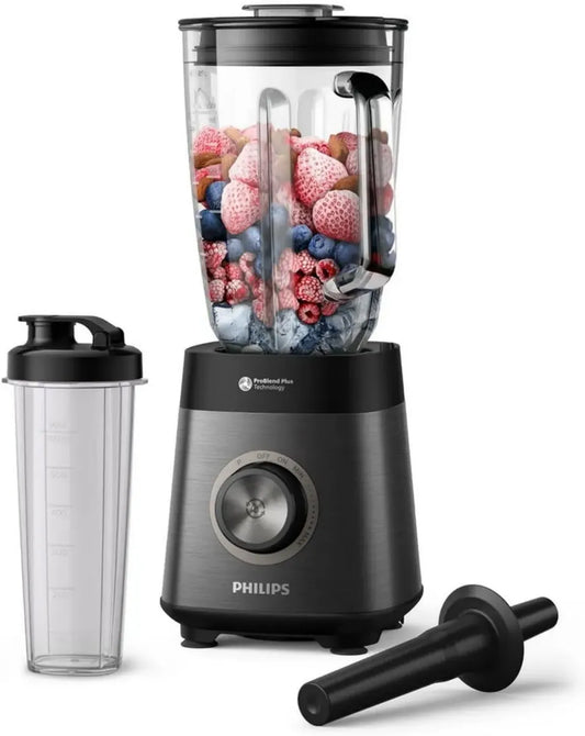 Frullatore Philips Serie 5000 con ProBlend Plus, 1200W, 2L, Nero