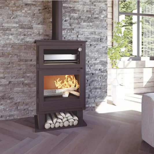 Cucina a legna con forno integrato FM CH-8