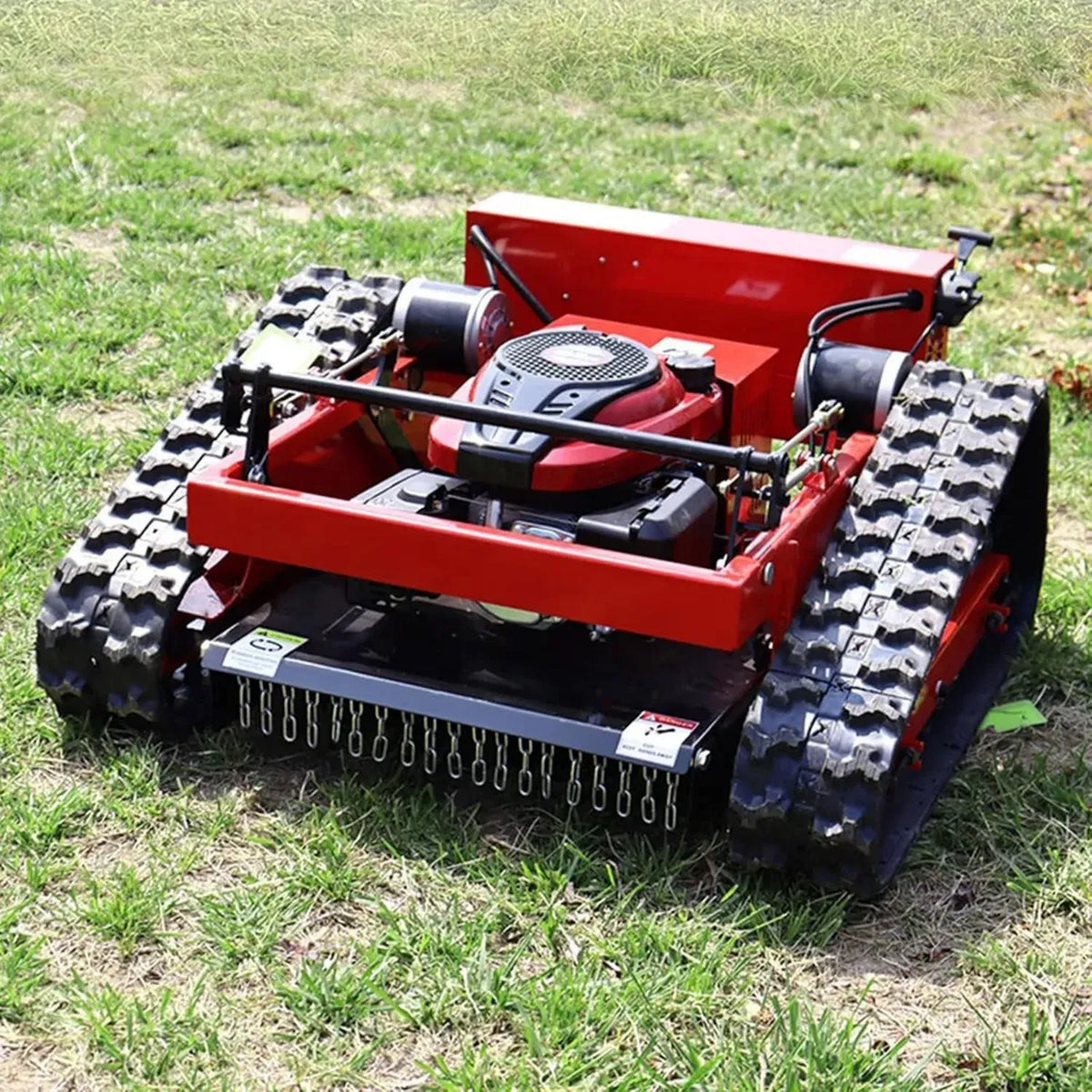 Rasaerba Robotizzato a Benzina, 4 Tempi, Telecomando, 7,5 CV, Decespugliatore per Pendenze fino a 30°