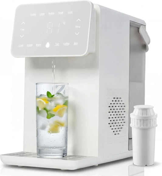 Dispenser d'acqua caldo-freddo istantaneo, temperatura regolabile, silenzioso