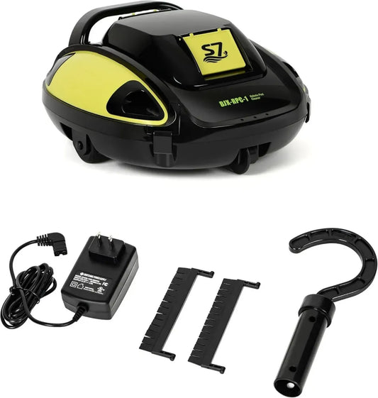 Robot pulitore automatico per piscine, autonomia 150 minuti, impermeabile IPX8, adatto per 2200 mq, ricarica veloce