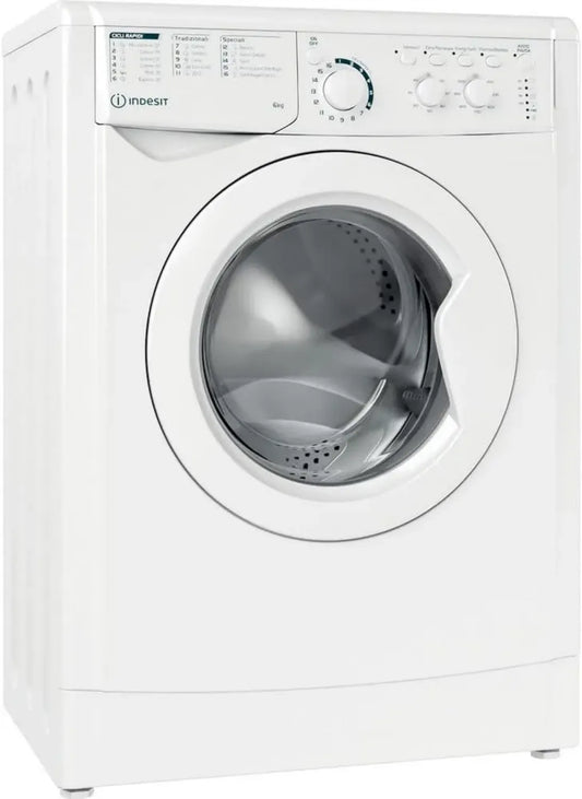 Indesit Lavatrice 6kg a Carica Frontale, 1000 Giri/Min, Classe F, 59,5x51,7x85cm