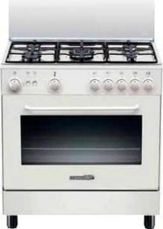 Cucina Bertazzoni La Germania Stile S85: Piano cottura Nero e Bianco a Gas