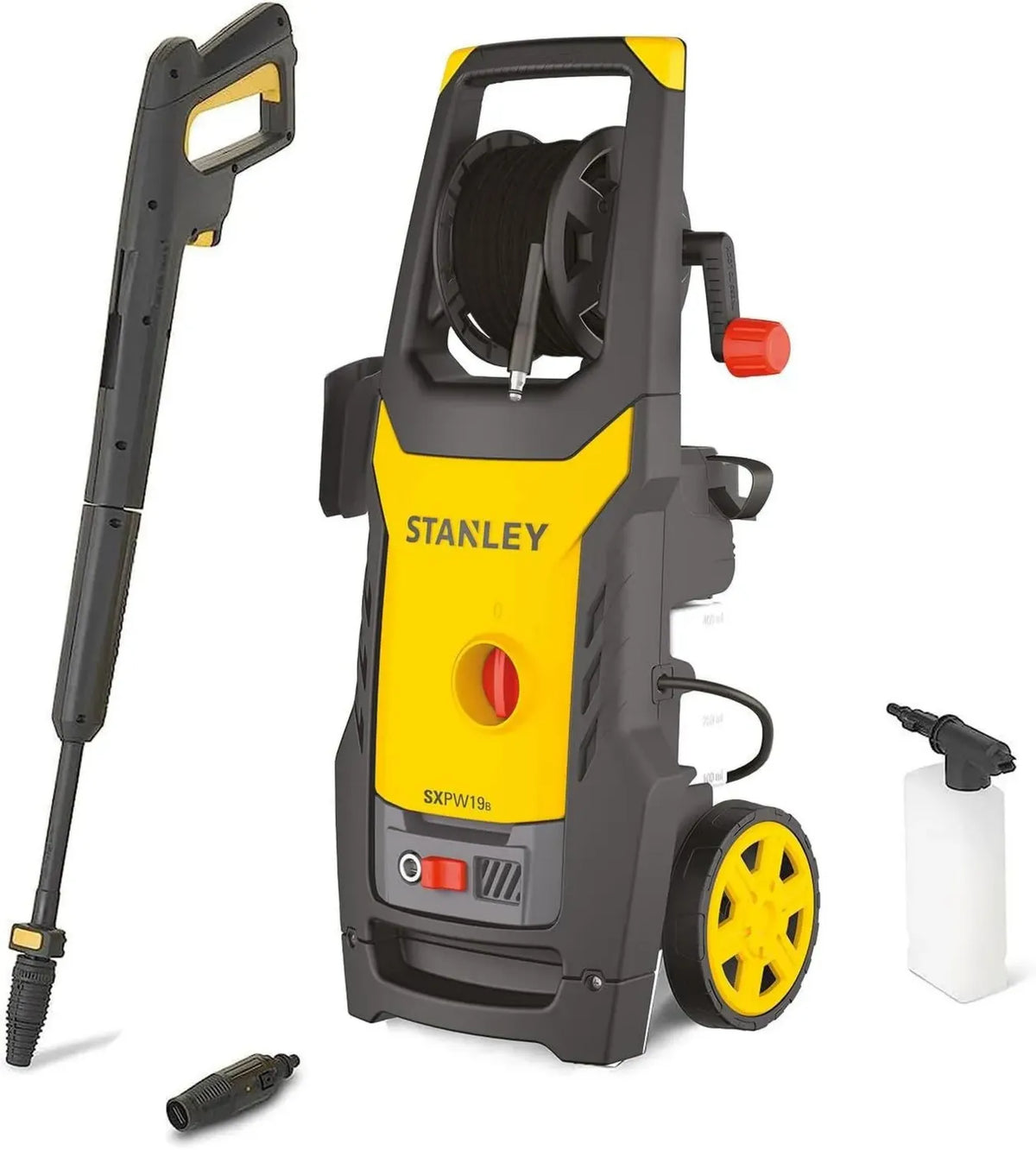 Idropulitrice Stanley SXPW19B - Alta Pressione 150 Bar, 440 L/H per Auto e Casa