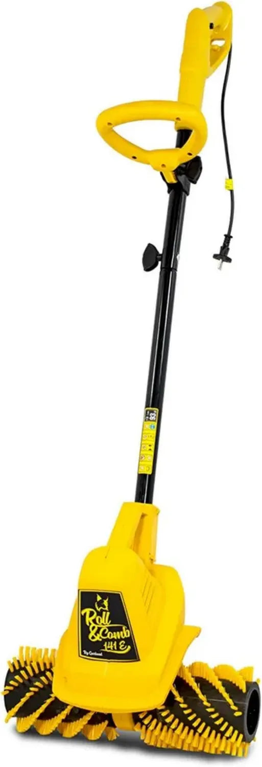 Spazzatrice Elettrica per Prato Artificiale 300W con Rullo Regolabile 40cm