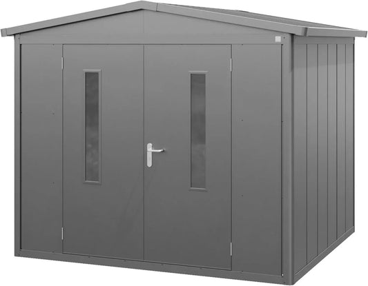 Casetta in Metallo Antracite per Giardino 263x228x231 cm Primeyard