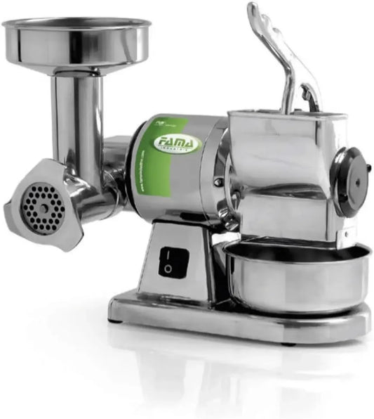 Set Grattugia e Tritacarne Professionale Fama Industrie TG8 Combinato