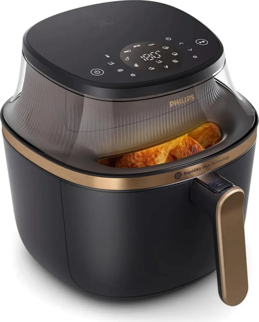 Friggitrice ad aria Philips Serie 3000, 6,2L, Nero