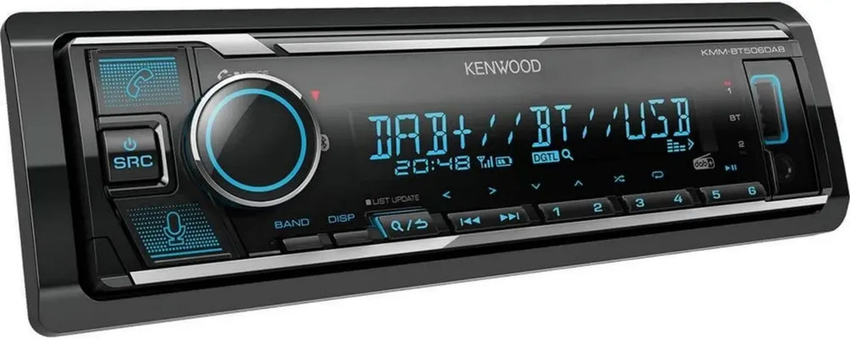Autoradio Kenwood KMM-BT506DAB con DAB e Bluetooth