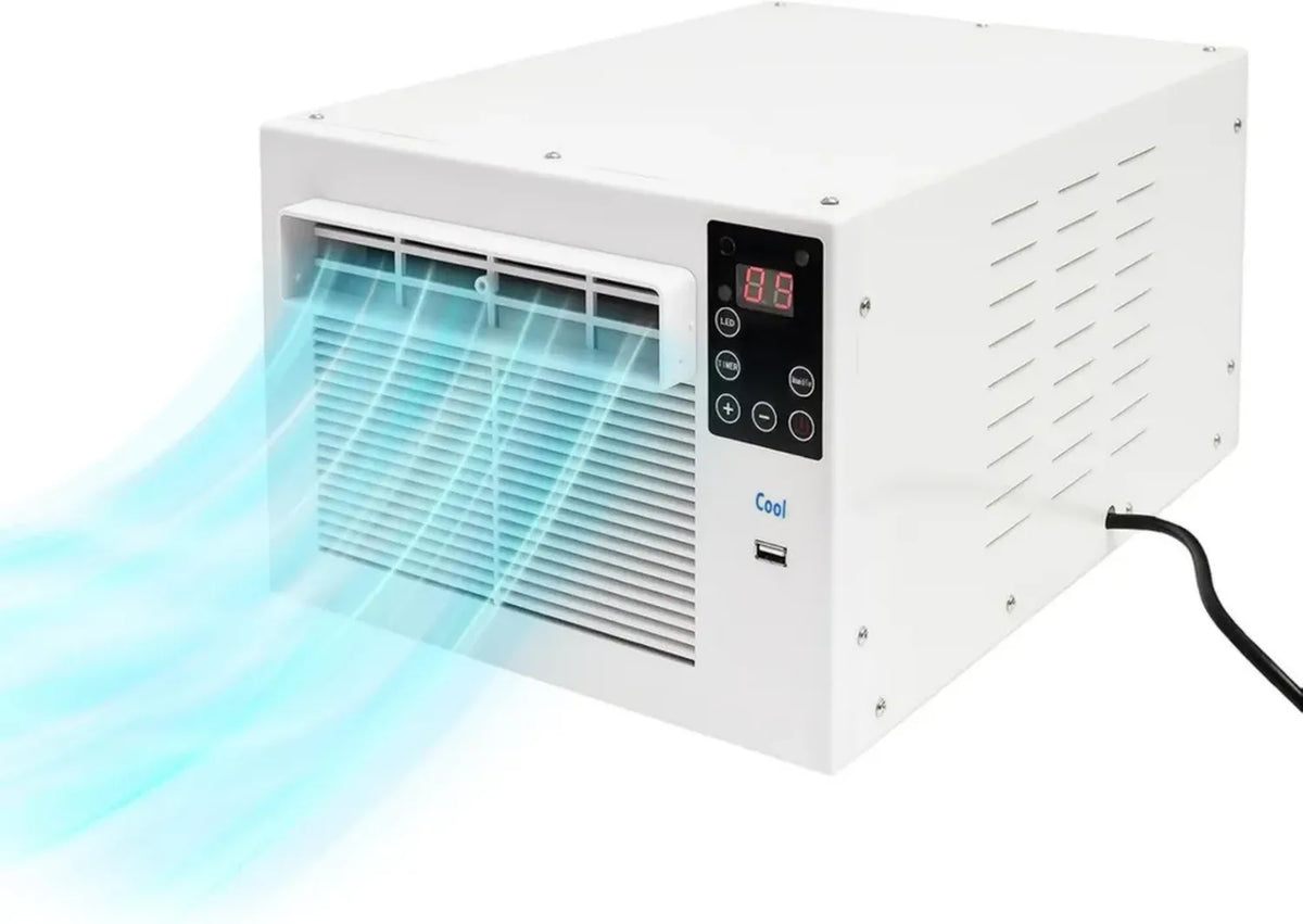 Raffrescatore Portatile 280W con Ventola Regolabile e Timer per Camere da Letto