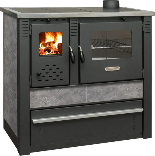 Stufa a legna con forno BIO LEGNA CASA