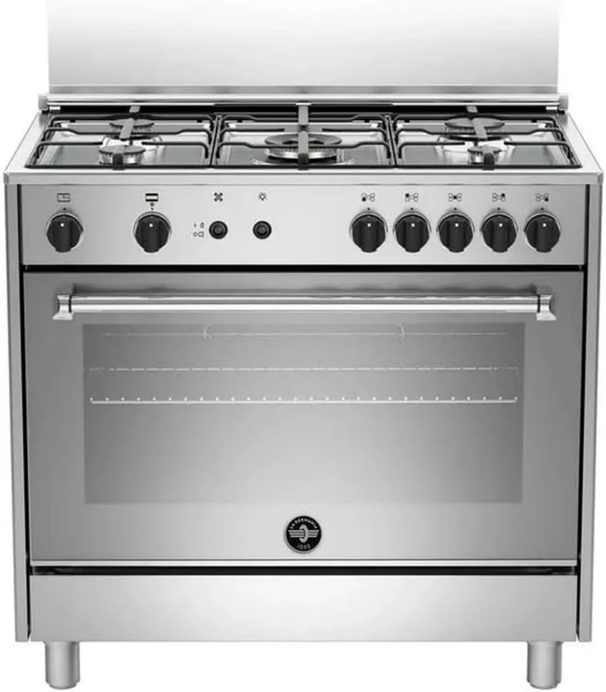 Cucina a Gas Bertazzoni La Germania AMN965GXV in Acciaio Inossidabile Classe A+