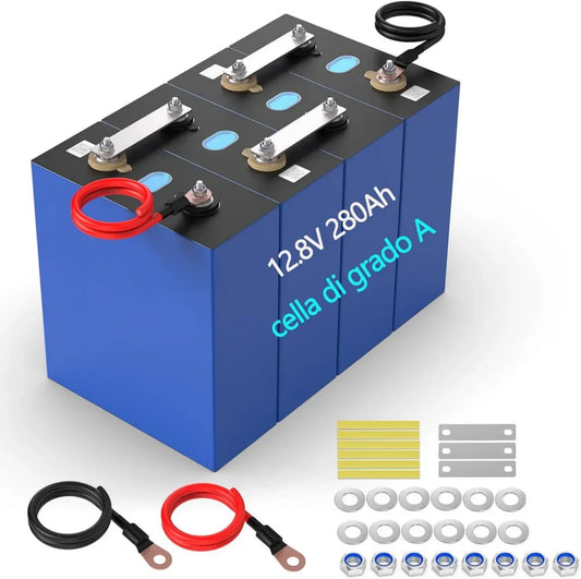 Batteria LiFePO4 12V 280Ah per Camper e Veicoli Off-Road