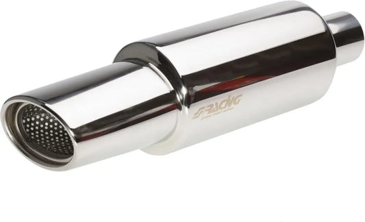 Marmitta Sportiva Universale Simoni Racing Inox con Uscita Ovale