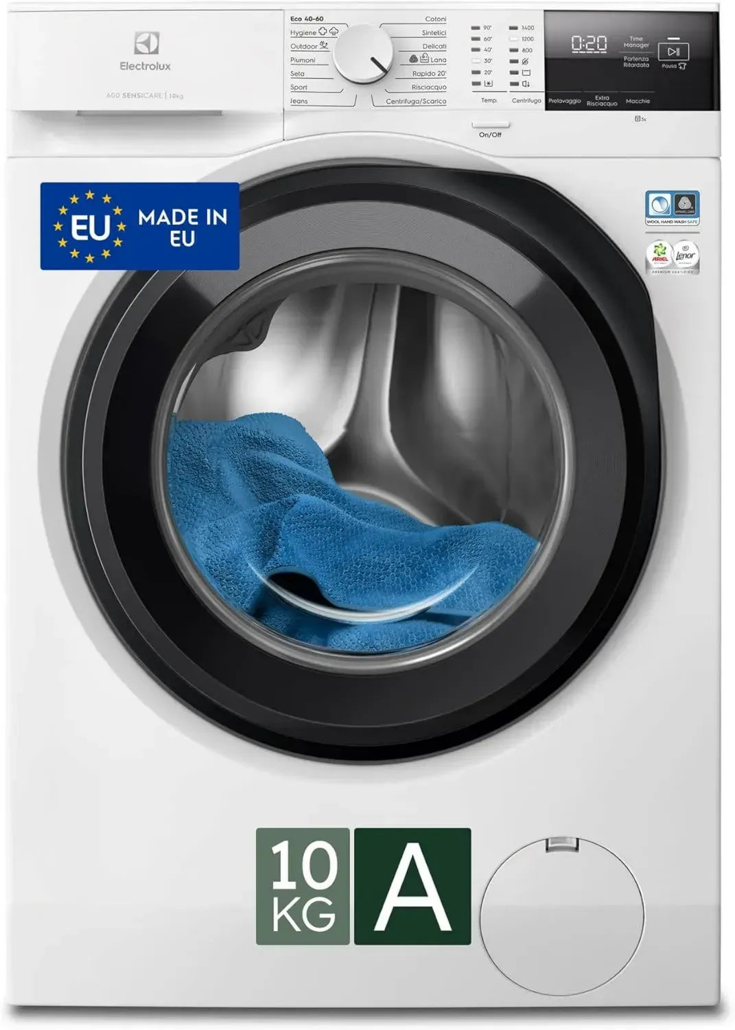 Lavatrice Electrolux 10 Kg Carica Frontale SensiCare Classe A