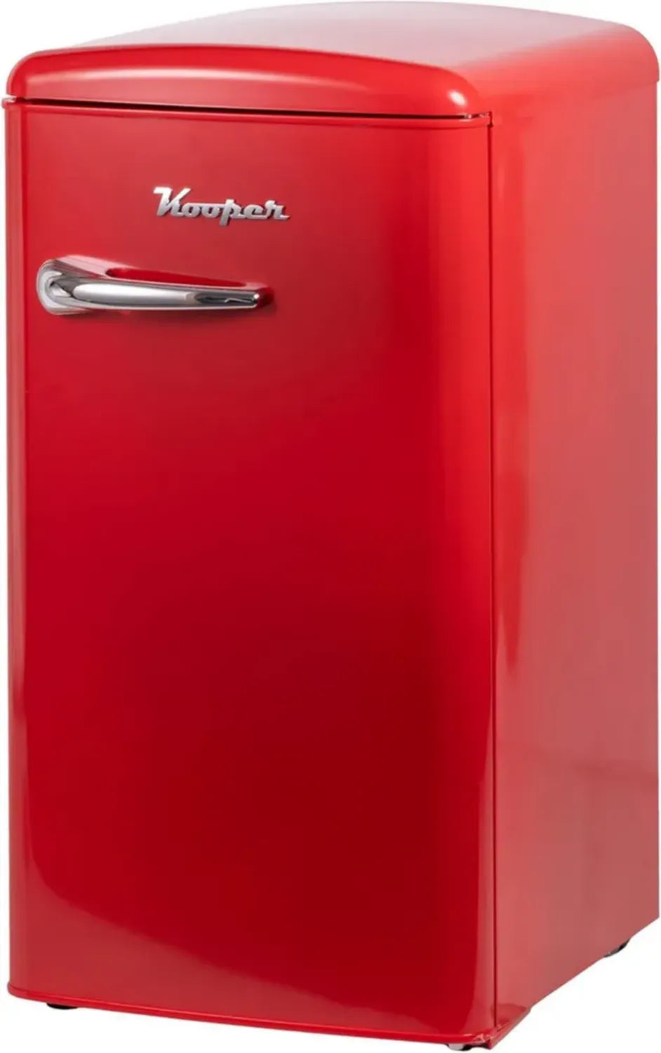 Frigorifero Monoporta Retrò 100L, Rosso, Dimensioni Compatte