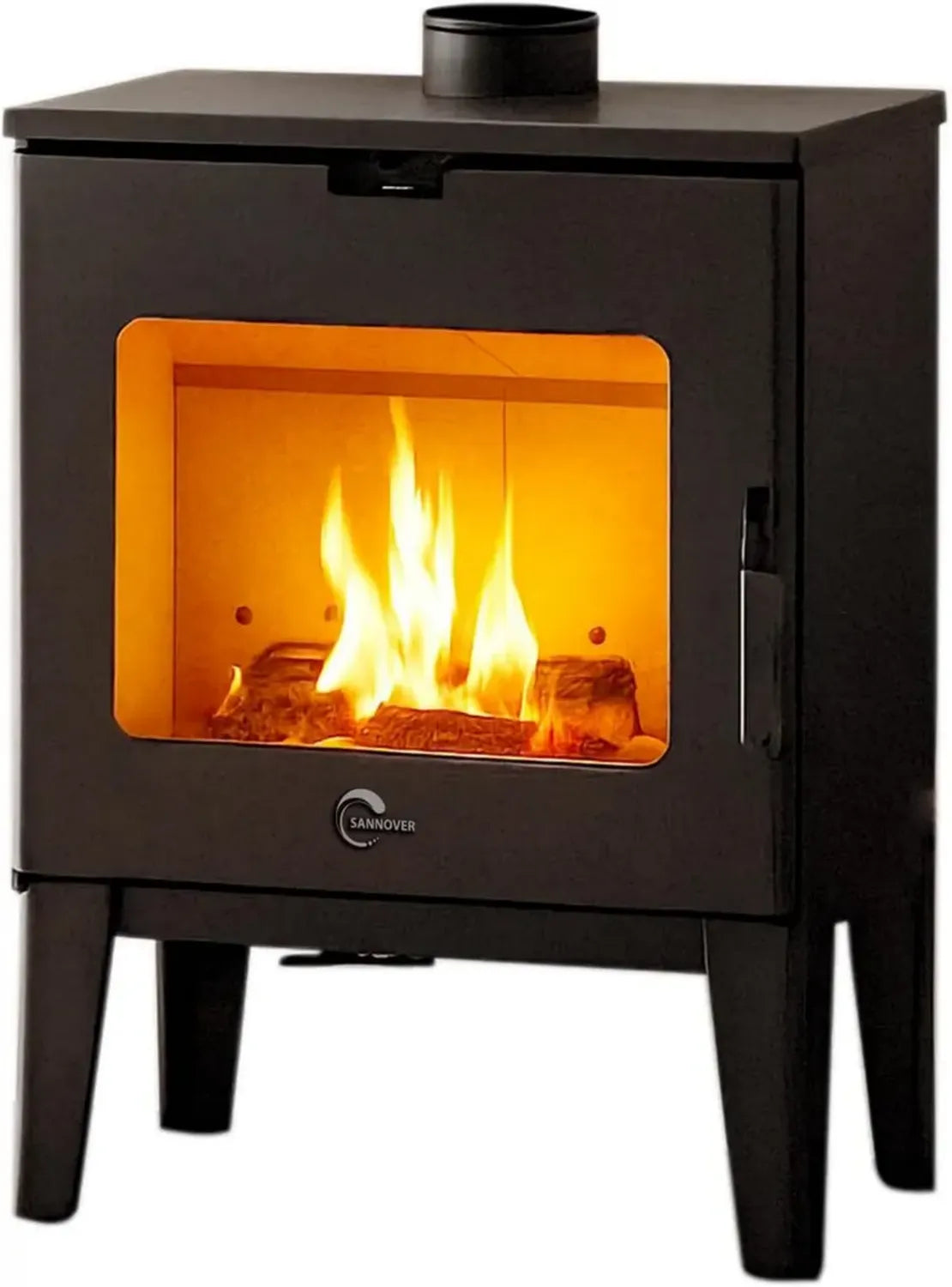 Stufa a legna ecologica 7,6 kW per tronchi fino a 40 cm