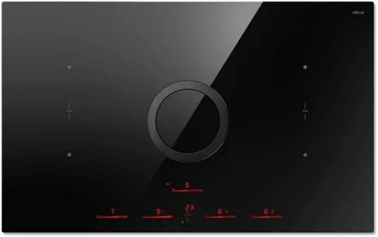 Elica NIKOLATESLA SWITCH EVO BL/A/83, Piano Induzione con Cappa Integrata, Nero