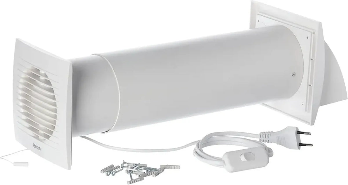 Sistema di Ventilazione Meccanica Decentralizzata 125mm - Recuperatore di Calore Bianco