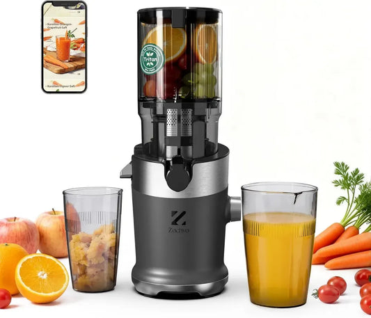 Spremiagrumi a Freddo 220W con Ampio Tubo di Alimentazione, Senza BPA, Facile da Pulire