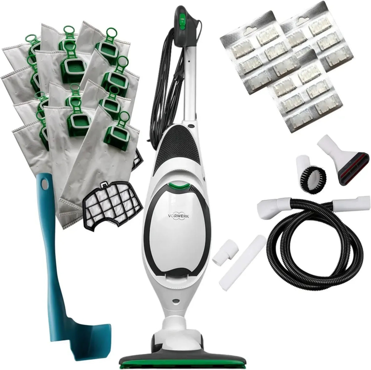 Aspirapolvere Folletto VK150 con Motore Potente e Accessori