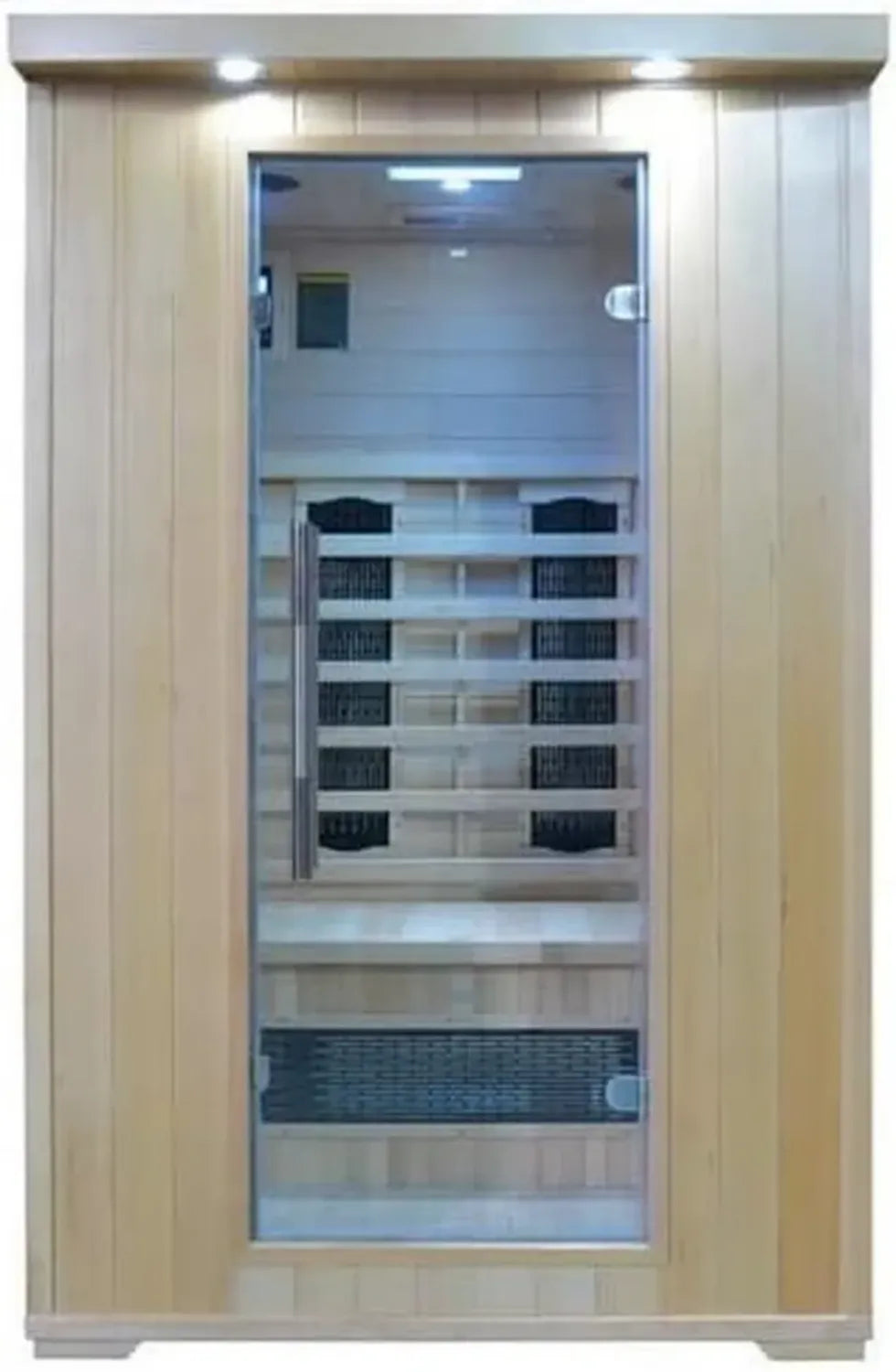 Sauna a Infrarossi per 2 Persone con Aromaterapia e Bluetooth