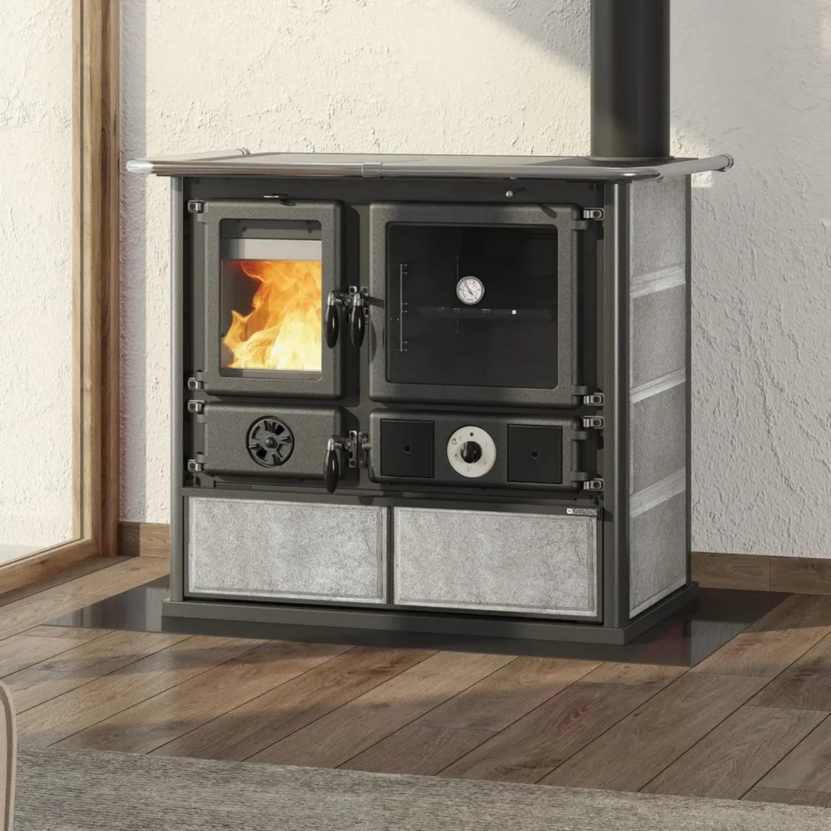 Termostufa Termocucina Nordica Termorosa 4.0 in Pietra Naturale