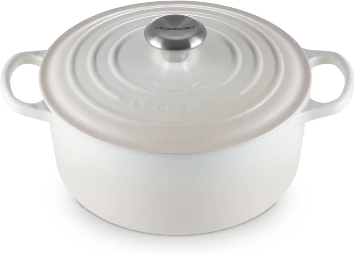 Le Creuset Evolution Casseruola Rotonda con Coperchio 24 cm Meringa