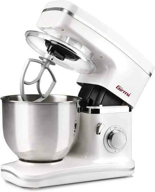 Impastatrice Planetaria Girmi IM30, 1300W Max, 5.2L, 8 Velocità, Bianco