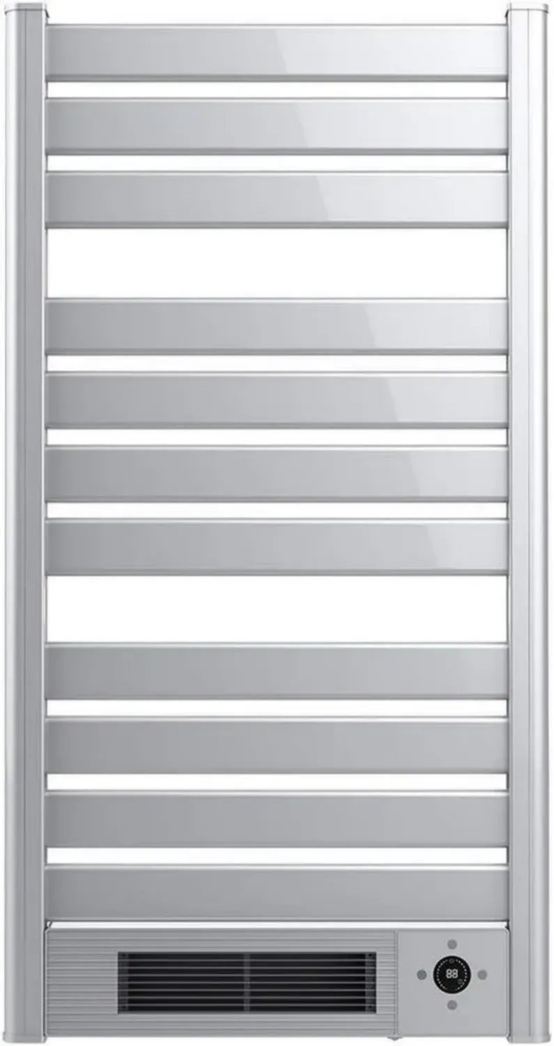 Cecotec Termosifone a Basso Consumo con Porta Asciugamani in Ceramica e Acciaio Inox, 2000W, Display LED
