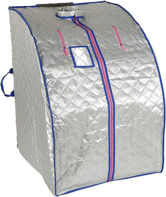 Cabina Sauna Portatile a Infrarossi 1000W Pieghevole Terapeutica Isolante