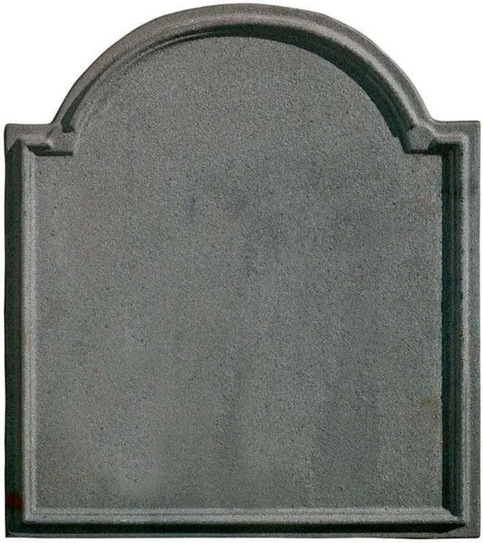 Piastra in Ghisa Decorativa per Camino | Conserva e Irradia Calore | Alta Resistenza a Usura e Corrosione | Misure: 46 x 40 cm
